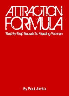 paul jenka|paul janka attraction formula pdf.